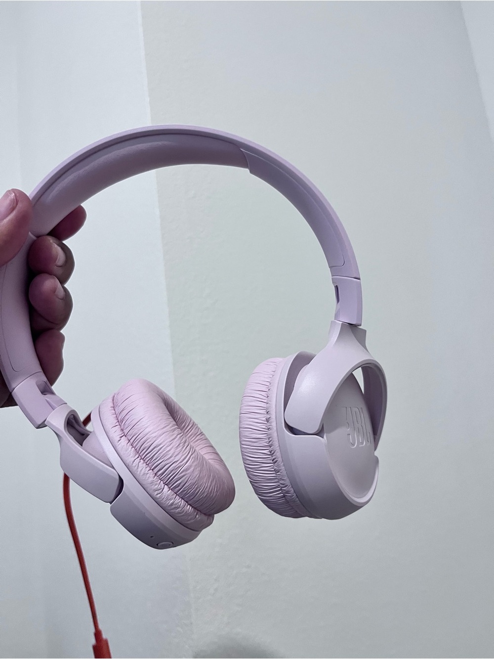 JBL Light Pink Bluetooth Headphones